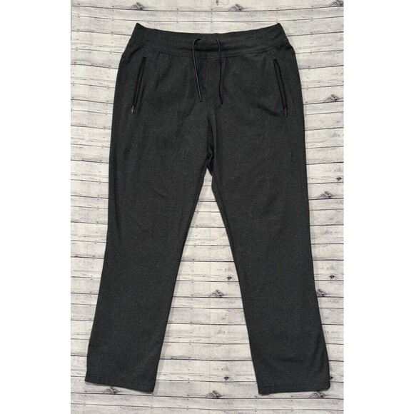 Lululelmon Mens ABC Jogger Sweatpant Sz XXL Gray Stretch Casual Zip Pockets Gym